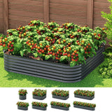 Home & Garden > Garden Beds > Garden Beds & Planters - Green Fingers Garden Bed 9 In 1 Modular Planter Box 40CM height - Garden Yard