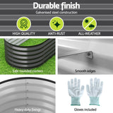 Home & Garden > Garden Beds > Garden Beds & Planters - Green Fingers Garden Bed 9 In 1 Modular Planter Box 40CM height - Garden Yard