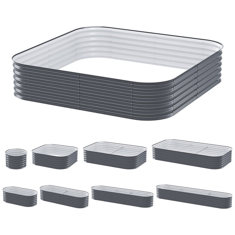 Home & Garden > Garden Beds > Garden Beds & Planters - Green Fingers Garden Bed 9 In 1 Modular Planter Box 40CM height - Garden Yard