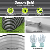 Home & Garden > Garden Beds > Garden Beds & Planters - Green Fingers Garden Bed 9 In 1 Modular Planter Box 56CM height - Garden Yard
