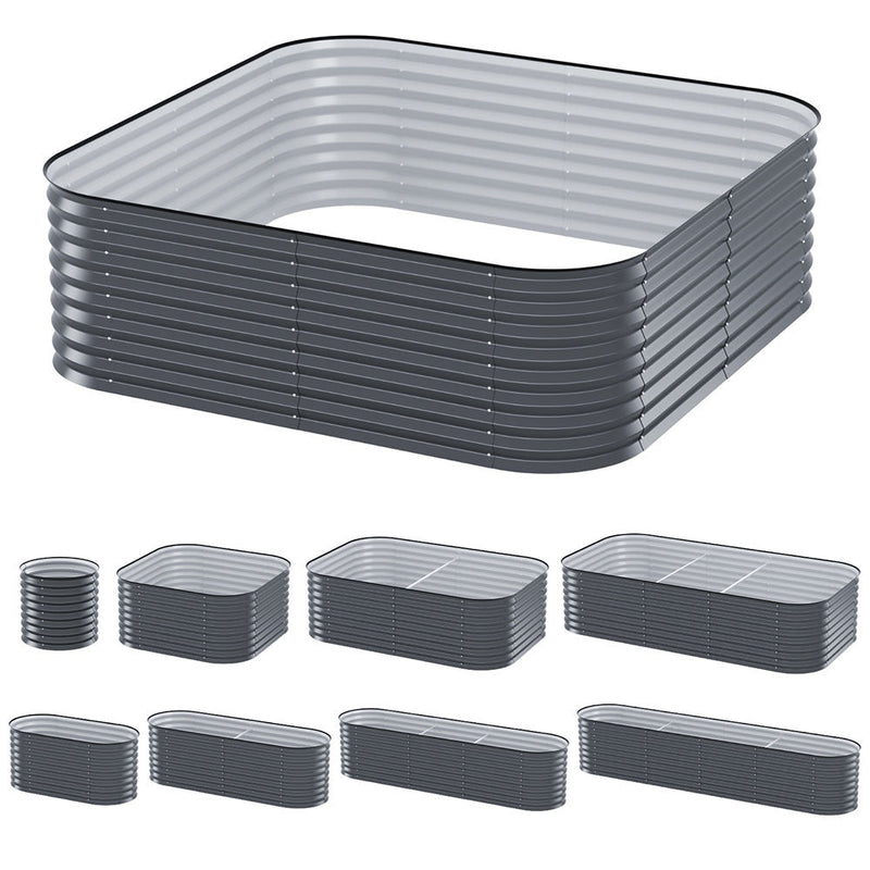 Home & Garden > Garden Beds > Garden Beds & Planters - Green Fingers Garden Bed 9 In 1 Modular Planter Box 56CM height - Garden Yard