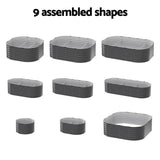 Home & Garden > Garden Beds - Green Fingers Garden Bed 9 In 1 Modular Planter Box Raised Container Galvanised - Garden Yard