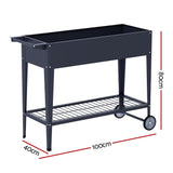 Home & Garden > Garden Beds - Green Fingers Garden Bed Elevated 100X40X80cm Planter Box Raised Container Herb - Garden Yard