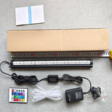 Home & Garden > Garden Lights > Garden Wall Lights - 38cm LED Aquarium Lights Submersible Air Bubble RGB Light for Fish Tank Underwater - Garden Yard