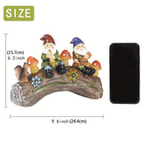 Home & Garden > Garden Lights > In - Ground Lights - Solar - Powered Garden Gnome Statue - LED Lighted Outdoor Resin Decoration - Garden Yard