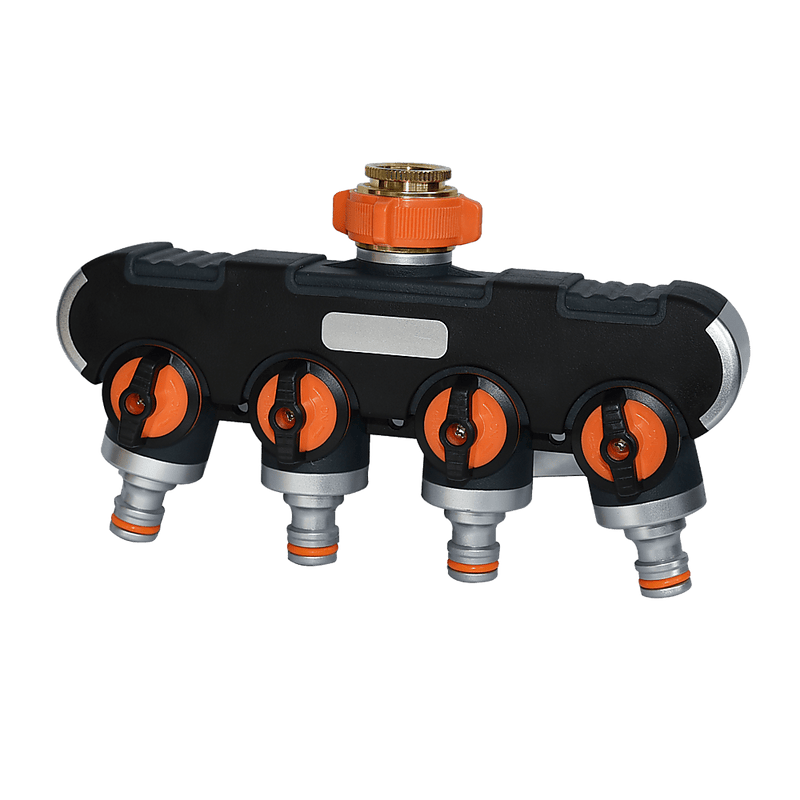 Home & Garden > Garden Tools > Gardening Accessories - 4 - Way Water Distributor Garden Irrigation - Garden Yard