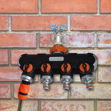 Home & Garden > Garden Tools > Gardening Accessories - 4 - Way Water Distributor Garden Irrigation - Garden Yard