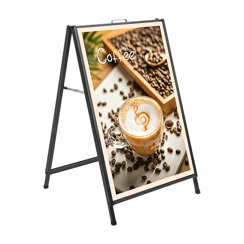 Home & Garden > Garden Tools > Gardening Accessories - Frame Sign Sidewalk Sign Board 60x90cm For Advertising Poster Display - Garden Yard