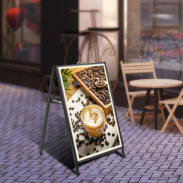 Home & Garden > Garden Tools > Gardening Accessories - Frame Sign Sidewalk Sign Board 60x90cm For Advertising Poster Display - Garden Yard