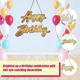 Home & Garden > Garden Tools > Gardening Accessories - Happy Birthday Neon Sign Hanging Glowing Party Decoration - Garden Yard