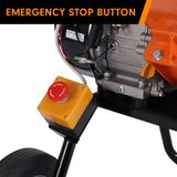 Home & Garden > Garden Tools > Gardening Tools - Ducar 7hp Wood Chipper Shredder Mulcher Grinder Petrol Orange - Garden Yard