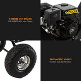 Home & Garden > Garden Tools > Gardening Tools - Ducar K70 7HP Wood Chipper Shredder Mulcher Grinder Petrol in Black - Garden Yard