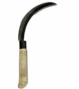 Home & Garden > Garden Tools > Gardening Tools - Quality 36cm Sickle Farming Reaping Hook Gardening Grass Wooden Handle Scythe - Garden Yard