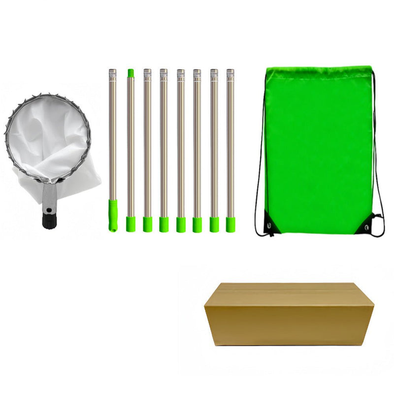 Home & Garden > Garden Tools > Gardening Tools - Telescoping Fruit Picker - Apple, Peach, Persimmon Harvesting Tool with Collection Bag, High Reach Fruit Catcher 3.2m - Garden Yard