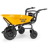 Home & Garden > Garden Tools > Spreaders & Wheelbarrows - Baumr - AG 40V Battery Powered Wheelbarrow Motorised Electric, 100L Bucket Volume, 3 Wheel, 260KG, Lifting Bucket - Garden Yard