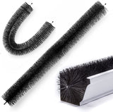 Home & Garden > Green Houses - 12x Gutter Brush Roof Leaf Guard Heavy Duty Twigs Filter - Garden Yard
