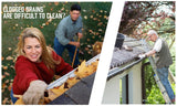 Home & Garden > Green Houses - 12x Gutter Brush Roof Leaf Guard Heavy Duty Twigs Filter - Garden Yard