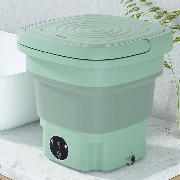 Home & Garden > Green Houses - Devanti Portable Washing Machine 8L Green - Garden Yard