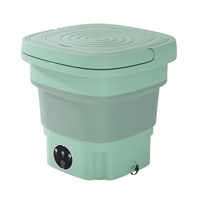 Home & Garden > Green Houses - Devanti Portable Washing Machine 8L Green - Garden Yard
