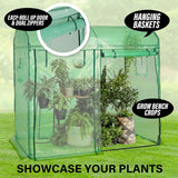 Home & Garden > Green Houses - Garden Greenhouse Shed PE Cover Only 200cm Dome - Garden Yard