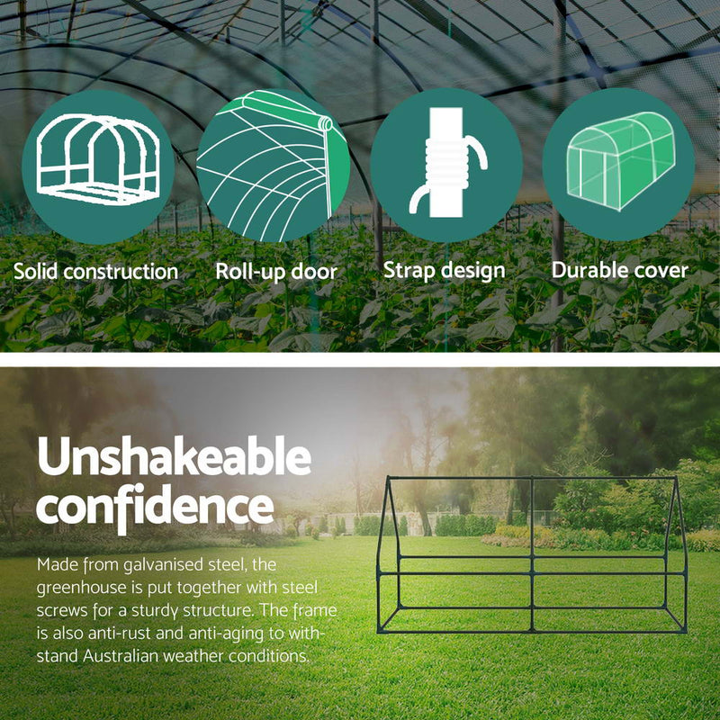 Home & Garden > Green Houses - Greenfingers Greenhouse 1.8x0.9x0.9M Mini Green House Raised Garden Bed Planter Box - Garden Yard