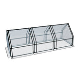 Home & Garden > Green Houses - Greenfingers Greenhouse 270x92cm Flower Garden Shed PVC Cover Frame Green House - Garden Yard