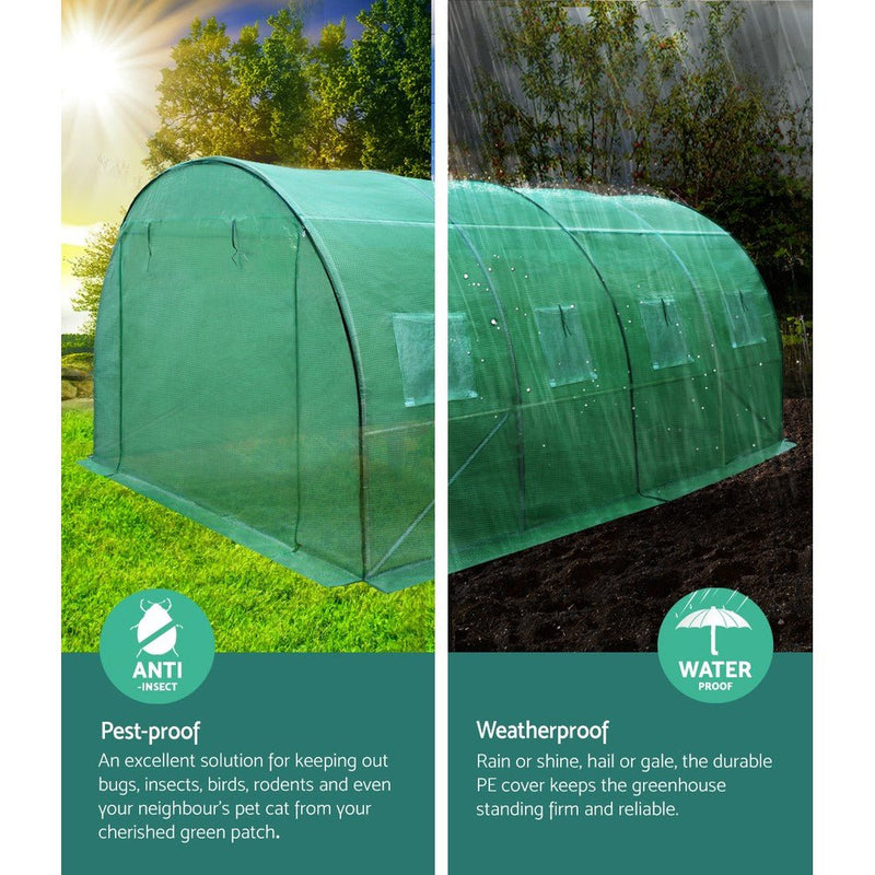 Home & Garden > Green Houses - Greenfingers Greenhouse 4X3X2M Garden Shed Green House Polycarbonate Storage - Garden Yard