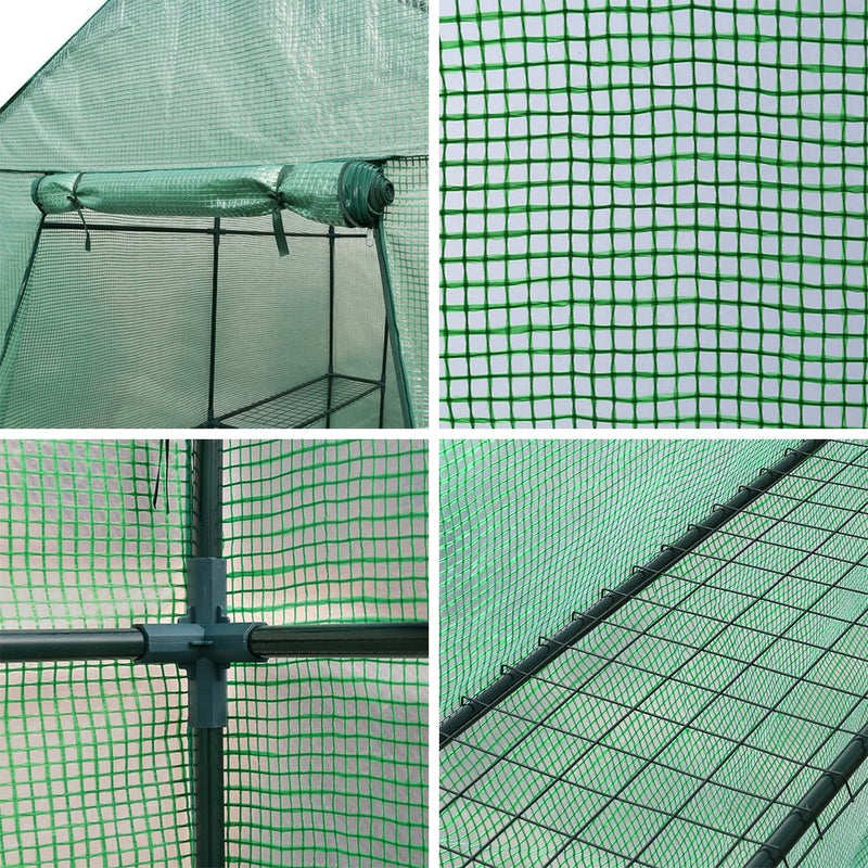 Home & Garden > Green Houses - Greenfingers Greenhouse Garden Shed Green House 1.9X1.2M Storage Plant Lawn - Garden Yard