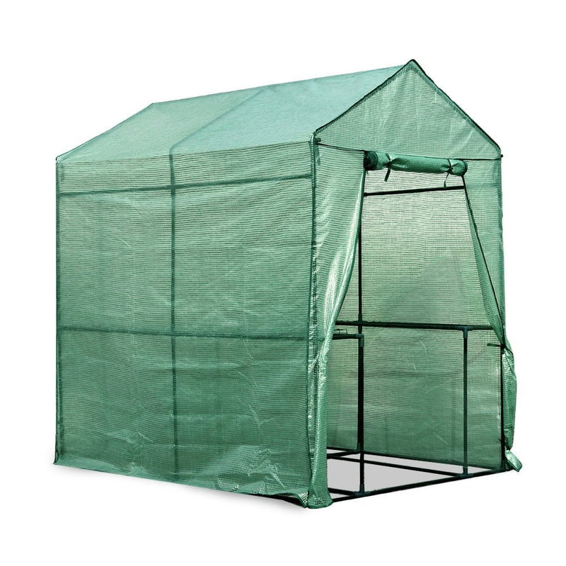 Home & Garden > Green Houses - Greenfingers Greenhouse Garden Shed Green House 1.9X1.2M Storage Plant Lawn - Garden Yard