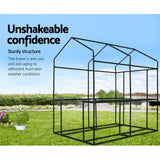 Home & Garden > Green Houses - Greenfingers Greenhouse Garden Shed Green House 1.9X1.2M Storage Plant Lawn - Garden Yard