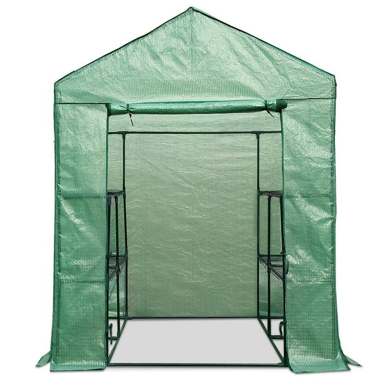 Home & Garden > Green Houses - Greenfingers Greenhouse Green House Tunnel 2MX1.55M Garden Shed Storage Plant - Garden Yard