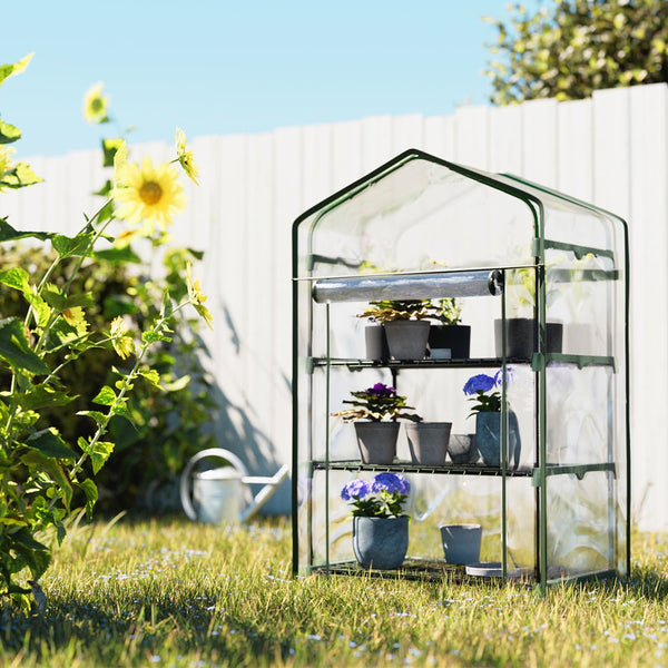 Home & Garden > Green Houses - Greenfingers Mini Greenhouse Garden Shed Green House Tunnel Plant Flower Storage - Garden Yard