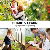 Home & Garden > Greenhouses > Greenhouses & Accessories - Garden Greenhouse Shed PE Cover Only 400cm Dome Tunnel - Garden Yard
