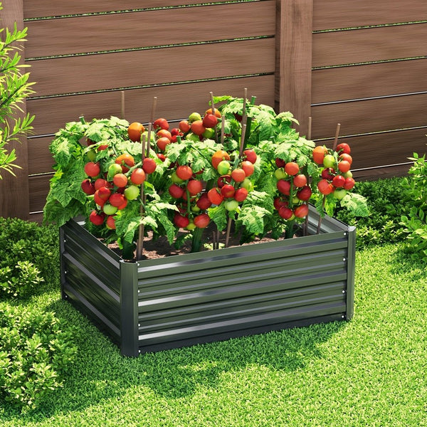 Home & Garden > Greenhouses > Greenhouses & Accessories - Green Fingers Garden Bed 80X60X30cm Planter Box - Garden Yard
