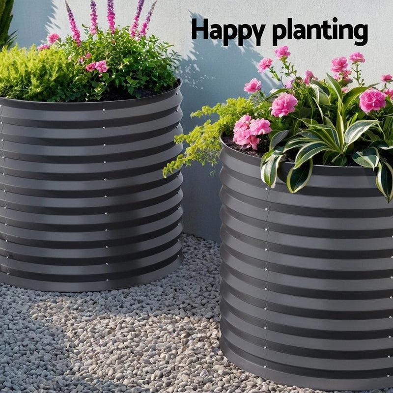 Home & Garden > Greenhouses > Greenhouses & Accessories - Green Fingers Garden Bed 80X68cm Planter Box - Garden Yard