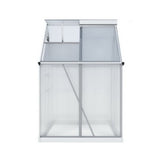 Home & Garden > Greenhouses > Greenhouses & Accessories - Green Fingers Greenhouse Aluminium Polycarbonate Premium Garden Storage Shed 1.3Mx1.9Mx2.0M - Garden Yard