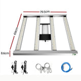 Home & Garden > Greenhouses > Greenhouses & Accessories - Green Fingers Max 3200W Grow Light LED Full Spectrum Indoor Plant All Stage Growth - Garden Yard