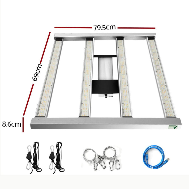 Home & Garden > Greenhouses > Greenhouses & Accessories - Green Fingers Max 3200W Grow Light LED Full Spectrum Indoor Plant All Stage Growth - Garden Yard