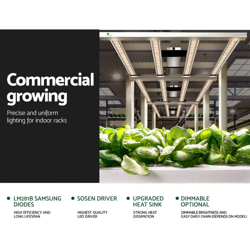 Home & Garden > Greenhouses > Greenhouses & Accessories - Green Fingers Max 3200W Grow Light LED Full Spectrum Indoor Plant All Stage Growth - Garden Yard