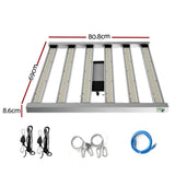 Home & Garden > Greenhouses > Greenhouses & Accessories - Green Fingers Max 4800W Grow Light LED Full Spectrum Indoor Plant All Stage Growth - Garden Yard