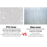 Home & Garden > Greenhouses > Greenhouses & Accessories - Greenfingers Greenhouse 1.2x1.9x1.9M Walk in Green House Tunnel Clear Garden Shed 4 Shelves - Garden Yard