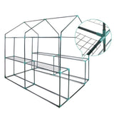 Home & Garden > Greenhouses > Greenhouses & Accessories - Greenfingers Greenhouse 1.2x1.9x1.9M Walk in Green House Tunnel Clear Garden Shed 4 Shelves - Garden Yard