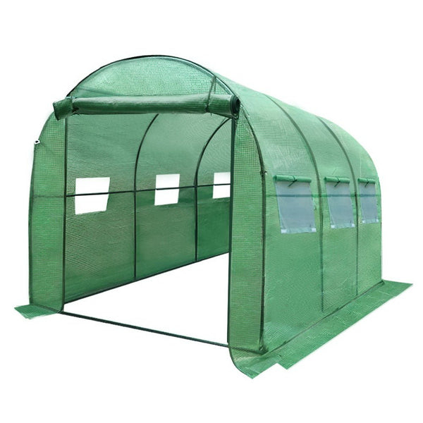 Home & Garden > Greenhouses > Greenhouses & Accessories - Greenfingers Greenhouse 3x2x2M Walk in Green House Tunnel Plant Garden Shed Dome - Garden Yard