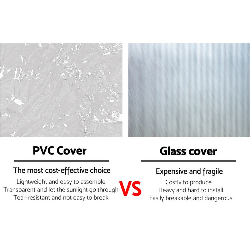 Home & Garden > Greenhouses > Greenhouses & Accessories - Greenfingers Greenhouse 4 Tiers Mini Green House Garden Bed Planter Box 1.6x0.7x0.5M - Garden Yard