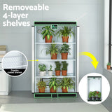 Home & Garden > Greenhouses > Greenhouses & Accessories - Greenfingers Grow Tent 100x60x180cm 4 Tiers Kits Hydroponics Indoor Grow System - Garden Yard