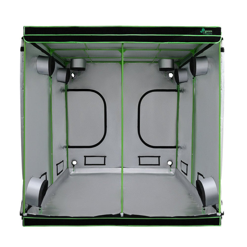 Home & Garden > Greenhouses > Greenhouses & Accessories - Greenfingers Grow Tent 200x200x200CM Hydroponics Kit Indoor Plant Room System - Garden Yard