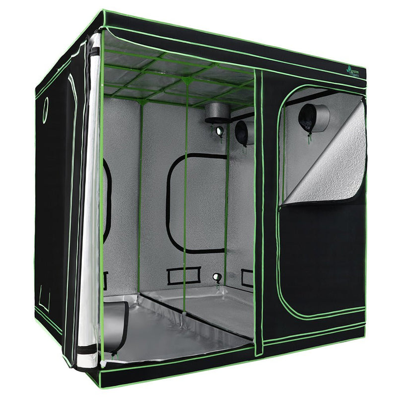 Home & Garden > Greenhouses > Greenhouses & Accessories - Greenfingers Grow Tent 200x200x200CM Hydroponics Kit Indoor Plant Room System - Garden Yard