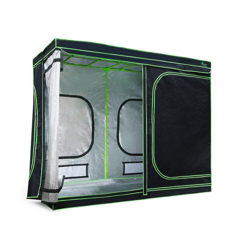 Home & Garden > Greenhouses > Greenhouses & Accessories - Greenfingers Grow Tent 280x140x200CM Hydroponics Kit Indoor Plant Room System - Garden Yard