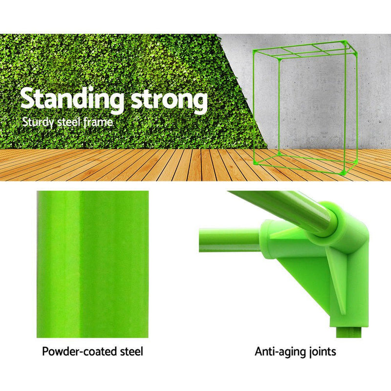 Home & Garden > Greenhouses > Greenhouses & Accessories - Greenfingers Grow Tent 280x140x200CM Hydroponics Kit Indoor Plant Room System - Garden Yard