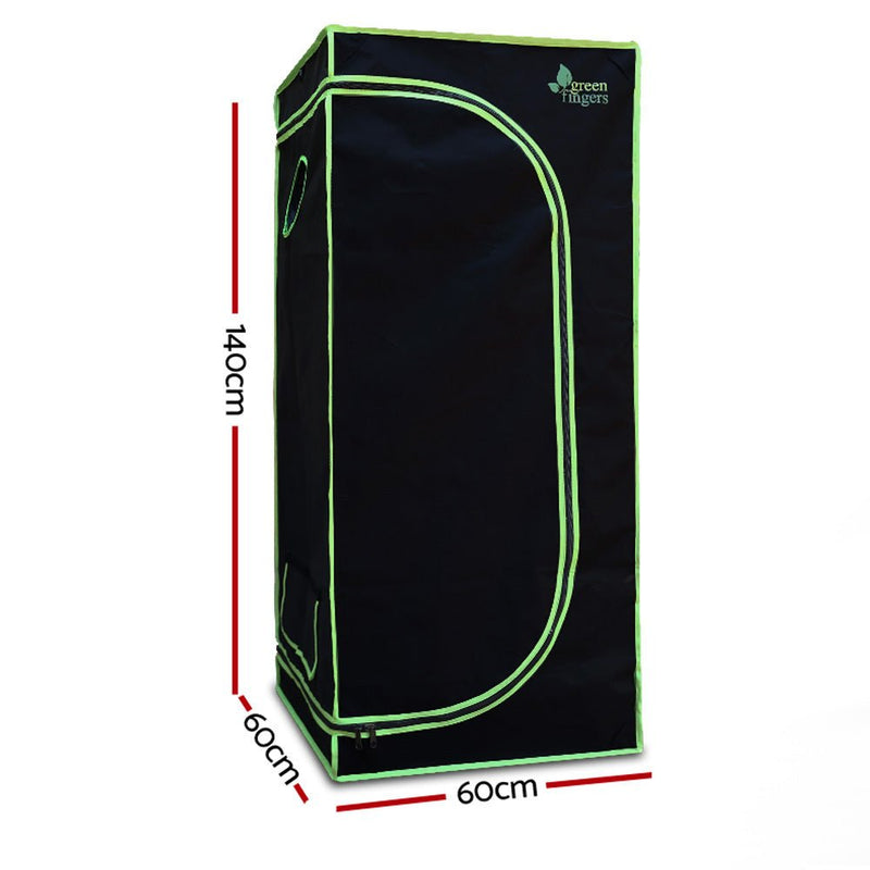 Home & Garden > Greenhouses > Greenhouses & Accessories - Greenfingers Grow Tent 60x60x140CM Hydroponics Kit Indoor Plant Room System - Garden Yard